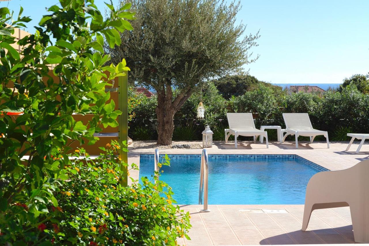 Terpsis Pool Villa Asgourou Exterior photo
